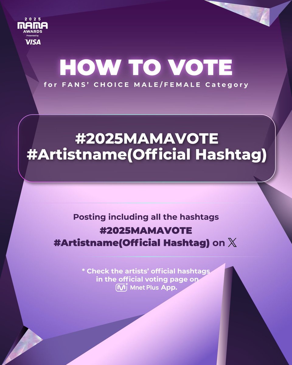 📢 2025 MAMA สาขา FAN 's CHOICE MALE  รอบแรกเปิดโหวตแล้วนะคะ อย่าลืมเข้าไปกดโหวตให้ SEVENTEEN ทั้งทางแอป MnetPlus และ Twitter มาเอารางวัลให้เซบกัน🔥

รอบที่ 1 🗓️ ตอนนี้ - 26/10 21:59 น. (ไทย)

🗳️ แอป Mnet Plus:
- โหวตได้ 1 ครั้ง/ID/เครื่อง/วัน
- โหวตได้สูงสุด 3 วงต่อสาขา
