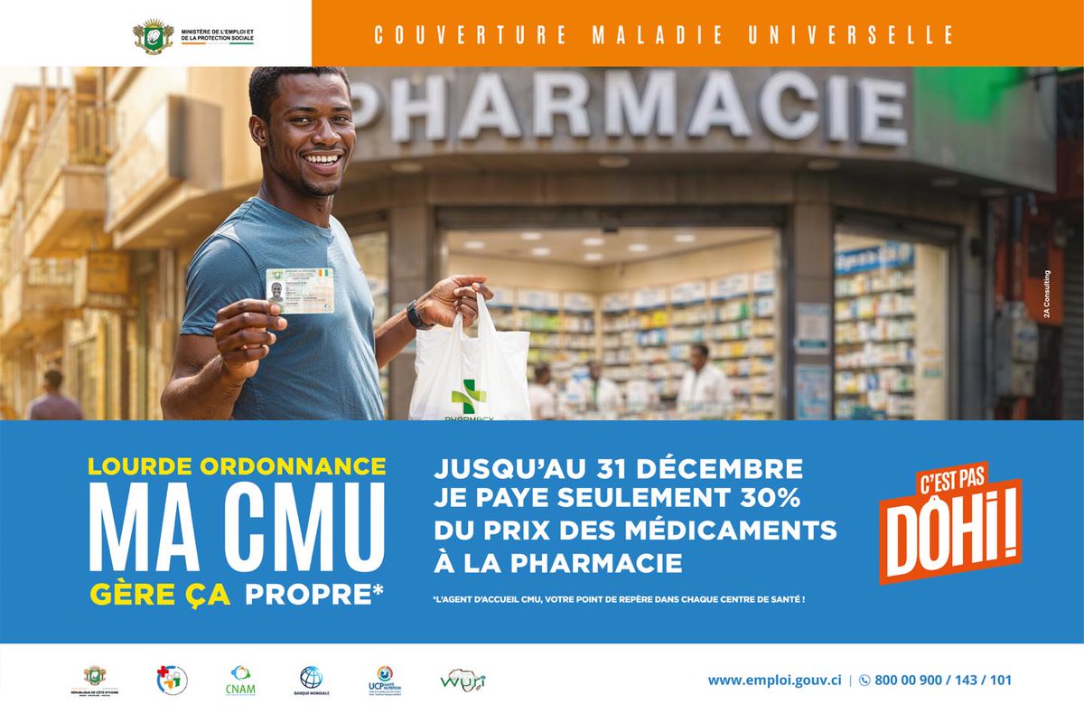 #MEPSCI / Bonne nouvelle !
La campagne 𝐂𝐌𝐔 𝐙𝐞́𝐫𝐨 𝐂𝐨𝐭𝐢𝐬𝐚𝐭𝐢𝐨𝐧 𝐜𝐨𝐧𝐭𝐢𝐧𝐮𝐞 𝐣𝐮𝐬𝐪𝐮’𝐚𝐮 𝟑𝟏 𝐝𝐞́𝐜𝐞𝐦𝐛𝐫𝐞 𝟐𝟎𝟐𝟓.

faites-vous enrôler dès aujourd’hui !
𝐍𝐨𝐬 𝐜𝐞𝐧𝐭𝐫𝐞𝐬 𝐢𝐧 𝐬𝐢𝐭𝐮 𝐫𝐞𝐬𝐭𝐞𝐧𝐭 𝐨𝐮𝐯𝐞𝐫𝐭𝐬 !
#CMU #MEPS