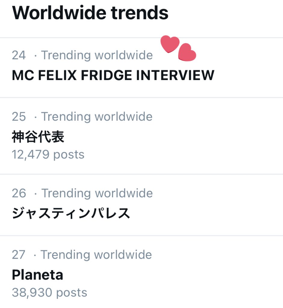 FELIX CHARTS tweet media