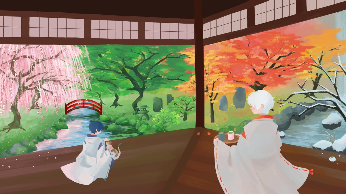 【#AtR10周年お祝い企画】

季節の折々にて

#そらるの絵  #まふあーと
AtR結成日まであと84日🌸❄