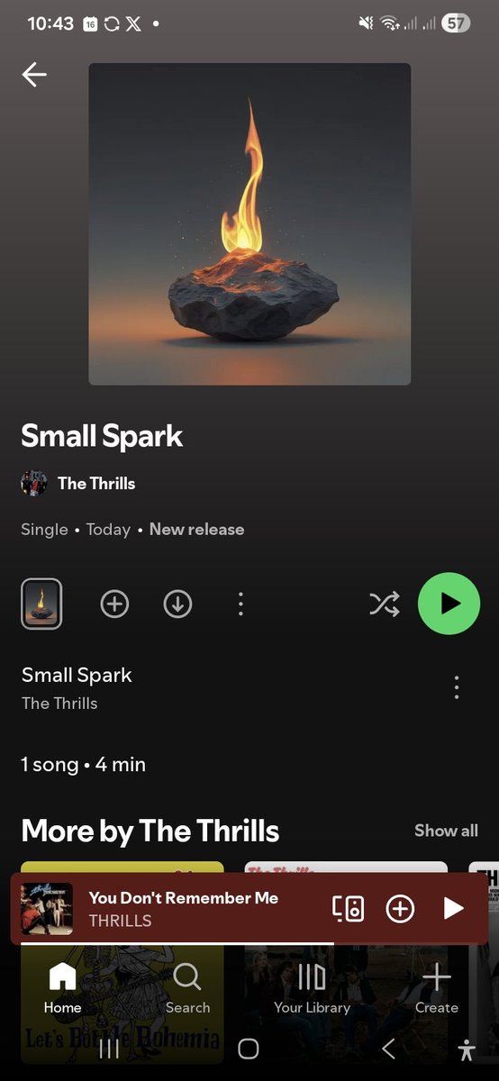 iambaldish's tweet photo. Err... @Spotify I don't think this song is by this The Thrills, correct me if I'm wrong. https://t.co/VbRmY5WtcO