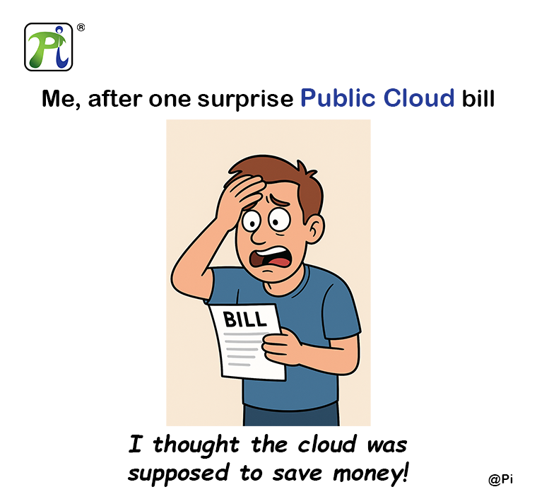 Pi_DATACENTERS's tweet image. Think cloud computing is all serious business? Think again — it’s hilarious too!

Our latest memes that tech-lovers and cloud geeks will definitely relate to. From surprise Public Cloud bills to scaling fails, we’re serving cloud laughs with a side of truth.

#CloudHumor #Memes