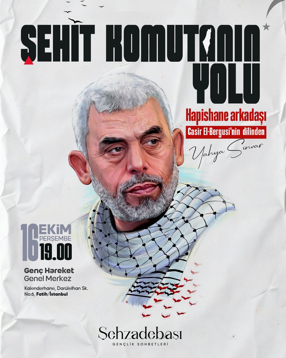 Şehitlere hürmetimiz ayak izlerini takip ederek mümkün. Bilgi olmadan bilinç olmaz. Bilinç olmadan direniş olmaz. 

Bugün🔻