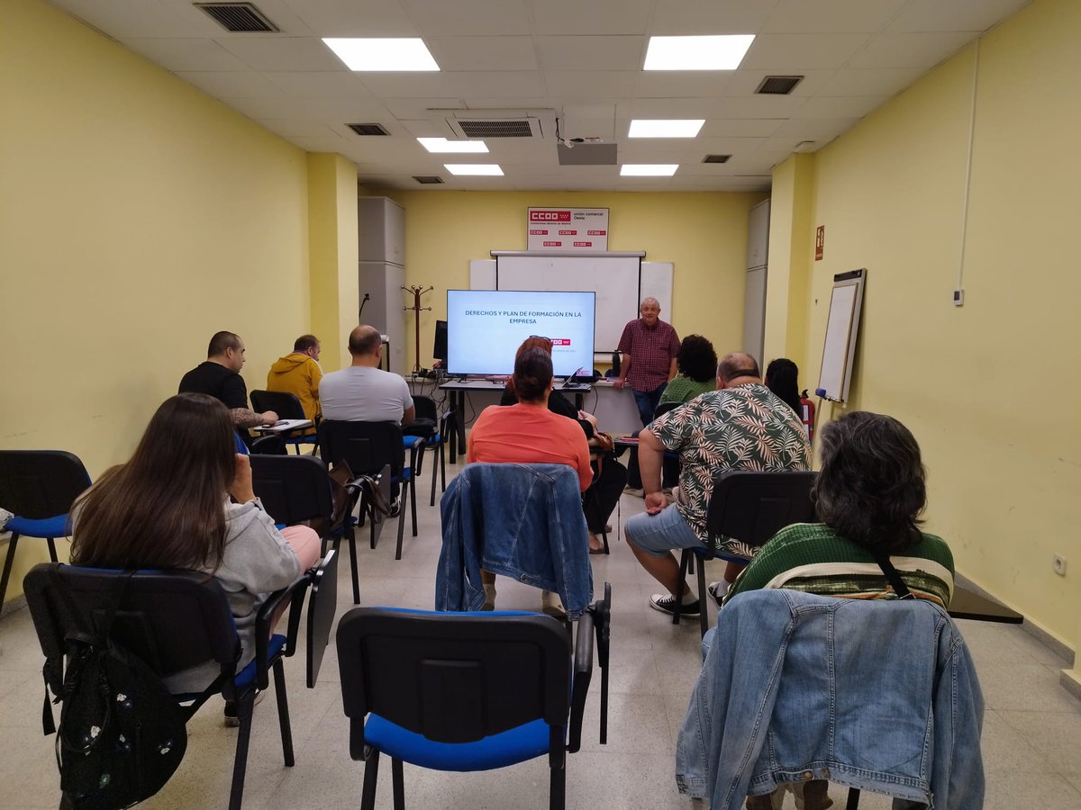 CCOO sigue apostando por la capacitación en el ámbito laboral.
Hoy impartimos un taller en nuestros locales de Alcorcón sobre planes de formación en la empresa, clave para impulsar el talento y la competitividad.
#Formación #Trabajo #CCOO
