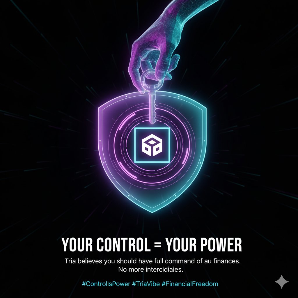 msabbirh999's tweet photo. Your control = your power.
@useTria believes that the control of your money should always stay in your hands — no more middlemen.
#ControlIsPower #TriaVibe #FinancialFreedom https://t.co/xgbIL6Foda