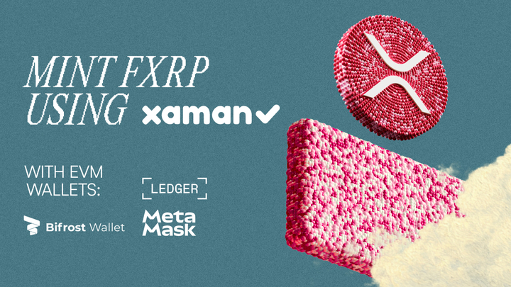 aucc_official's tweet photo. You can now mint $FXRP from your @XamanWallet on https://t.co/TOwvEGwdNR ✅ 🥳🎉 https://t.co/7qnxUWU4kI