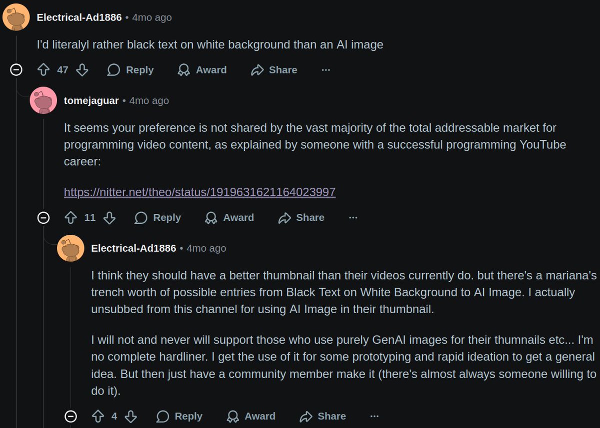 effectfully's tweet image. Narrator: it wasn't a beautiful example of why nobody cares about Haskell.
Well-Typed improved titles and thumbnails. Clickthrough rate probably went up, but you aren't retaining people who randomly clicked on a pretty thumbnail and got exposed to advanced Haskell.
Instead,…