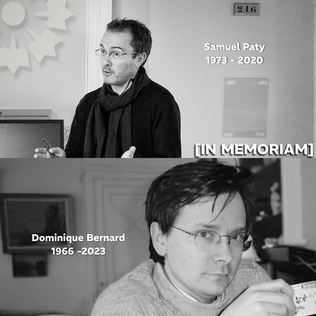 [IN MEMORIAM]

🕯️ 5 ans jour pour jour que la vie de Samuel Paty a été enlevée. Un enseignant qui s’efforçait d’exercer son métier, ciblé pour avoir transmis les valeurs de la liberté et de la laïcité, chères à notre République.

Nos pensées vont également à Dominique Bernard,