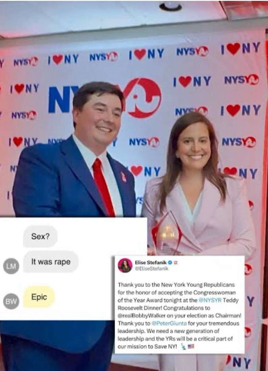 <a href="/cturnbull1968/">Turnbull</a> Be a shame if people kept retweeting these photos of <a href="/EliseStefanik/">Elise Stefanik</a> with these racists