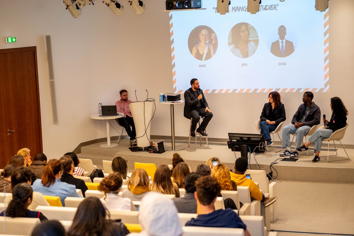 StudHelp_'s tweet image. 🎓 Hier soir, lancement du #StudLabel à la Fondation Deloitte !
Le 1er label national pour lutter contre la précarité étudiante 🇫🇷
Merci à nos étudiants qui ont témoigné, partenaires et aux premières écoles labellisées 💙
👉 studhelp.fr/studlabel