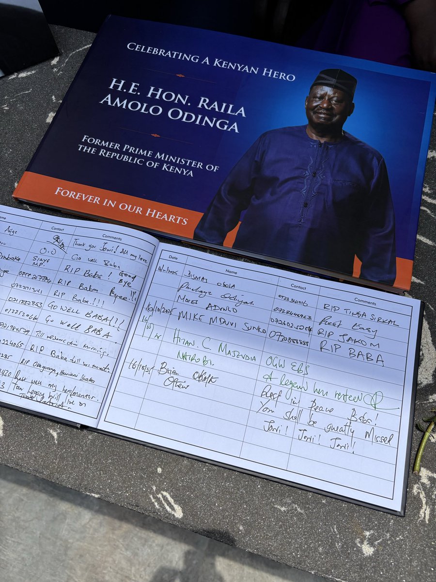 Rest in Peace Baba, Raila Amollo Odinga wuod Nyalego. We shall never forget. 🙏😔