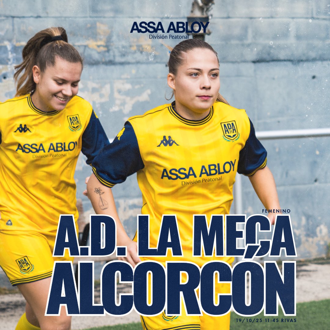 A.D. Alcorcón (@ad_alcorcon) on Twitter photo Nuestro senior femenino visita este fin de semana Rivas para jugar contra la AD La Meca
📆 Domingo 19 de octubre
⏰ 11:45
🆚 <a href="/mecaderivas/">AD La Meca de Rivas</a> Nuestro senior femenino visita este fin de semana Rivas para jugar contra la AD La Meca
📆 Domingo 19 de octubre
⏰ 11:45
🆚 <a href="/mecaderivas/">AD La Meca de Rivas</a>