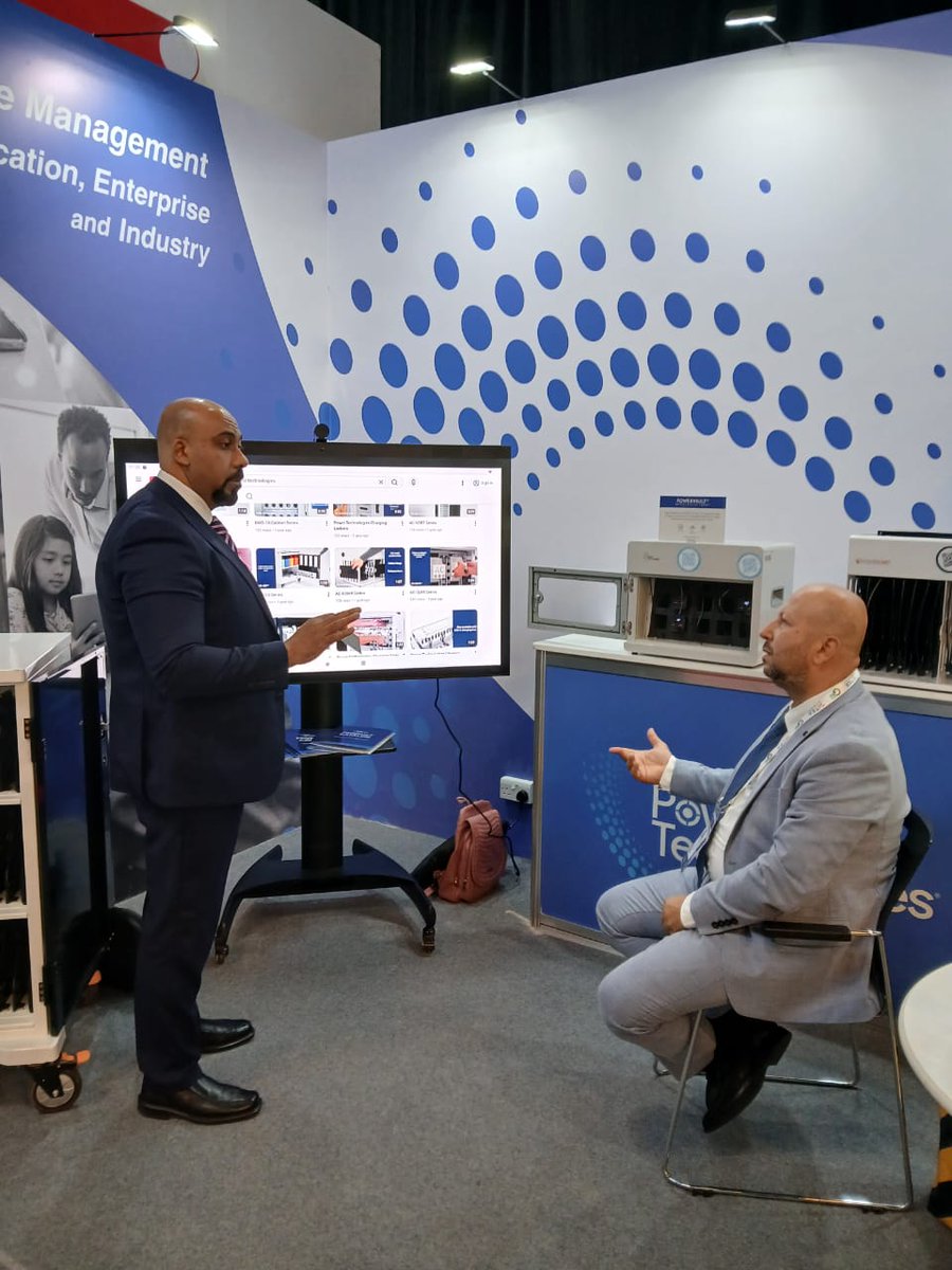 WTC_SYSTEMS_LLC's tweet image. Day 4 at GITEX GLOBAL 2025 — Innovation Never Stops! 

The excitement keeps building as Power Technologies, together with WTC Systems LLC, continues to showcase the future of Mobile Device Management &amp;amp; Charging Solutions. 
#GITEX2025 #PowerTechnologies #WTCSystems #TechInnovation