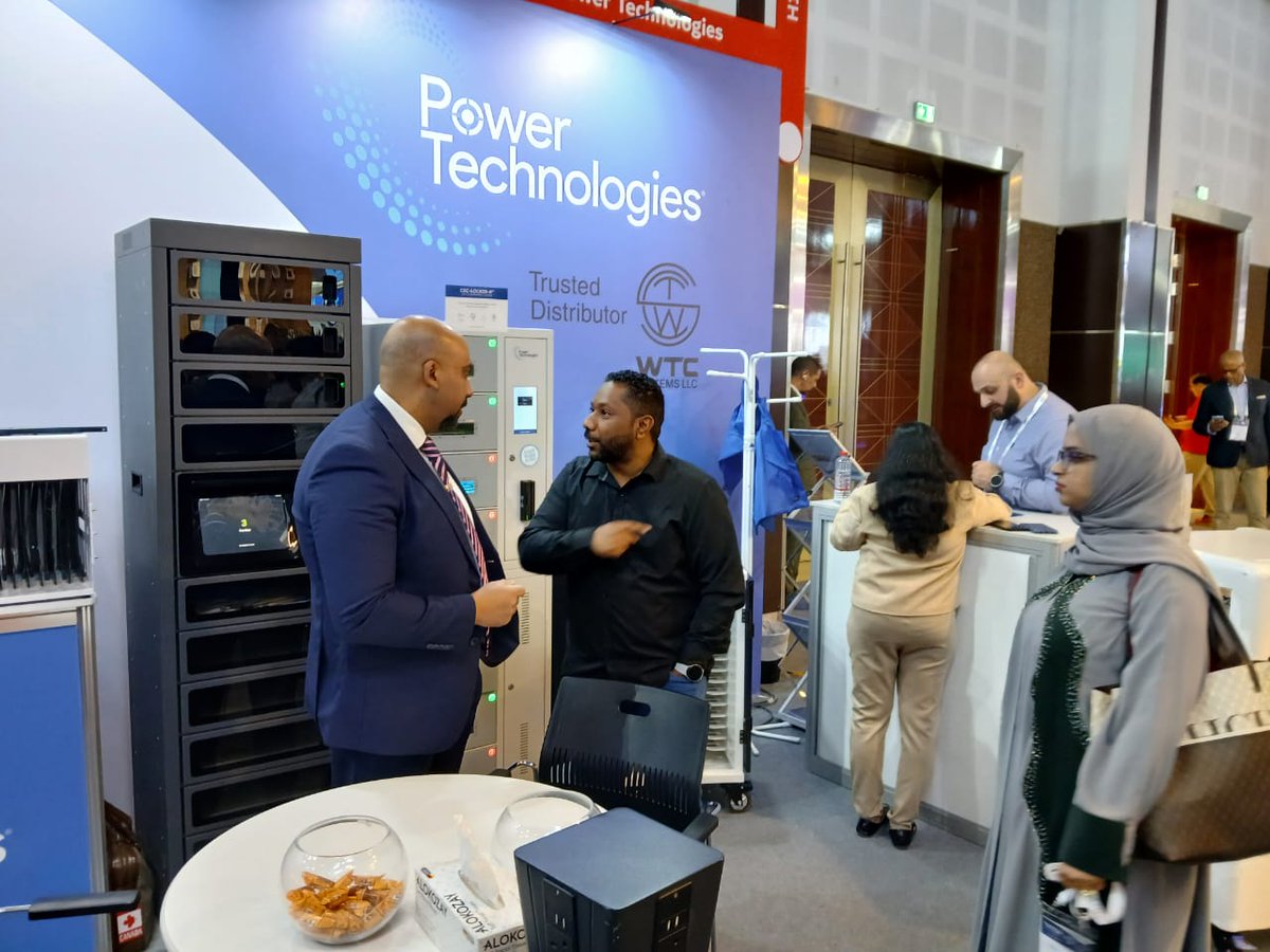 WTC_SYSTEMS_LLC's tweet image. Day 4 at GITEX GLOBAL 2025 — Innovation Never Stops! 

The excitement keeps building as Power Technologies, together with WTC Systems LLC, continues to showcase the future of Mobile Device Management &amp;amp; Charging Solutions. 
#GITEX2025 #PowerTechnologies #WTCSystems #TechInnovation