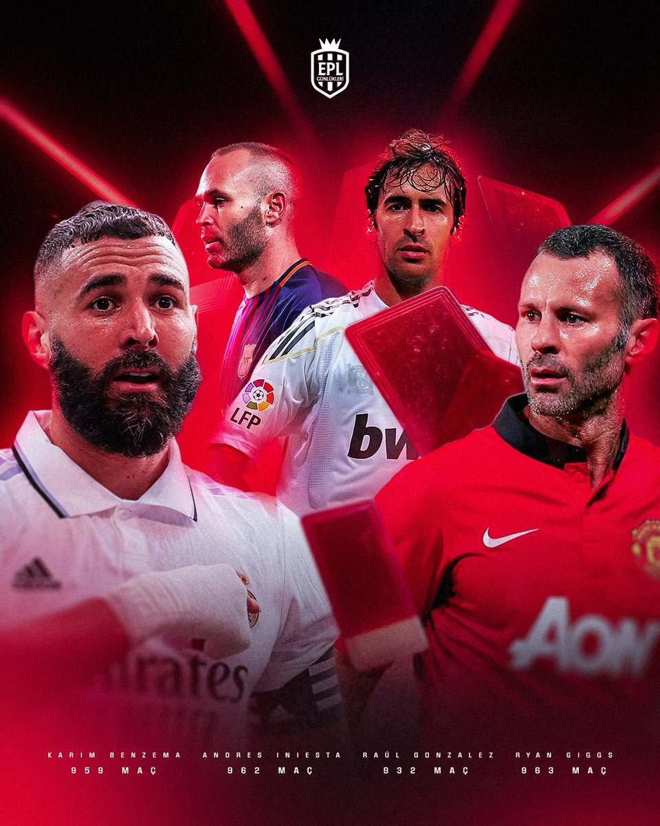 EPL_Gunlukleri's tweet image. 🟥 Kırmızı kart nedir bilmeyen efsaneler. 🤩 💫