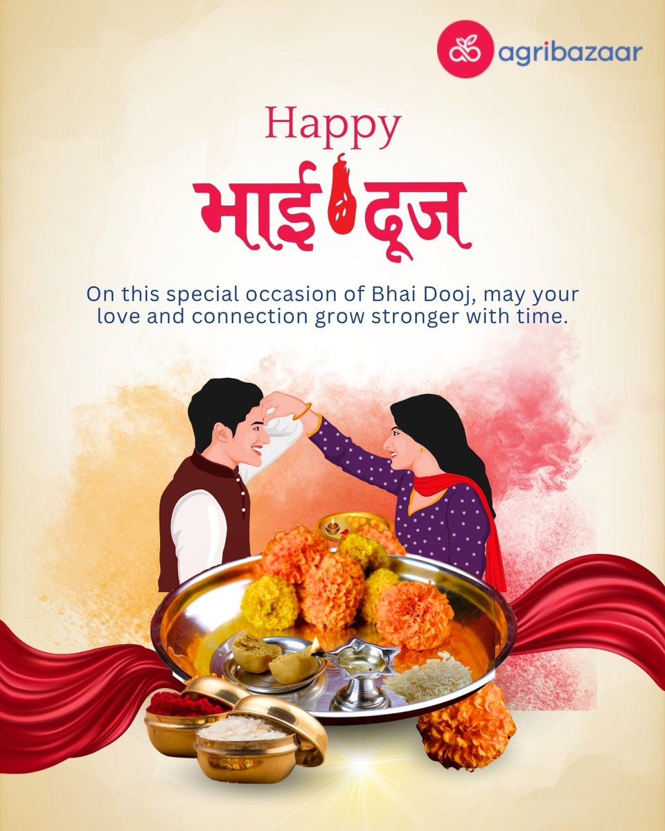 Wishing you moments of care, love, and togetherness that grow stronger every day. 
Happy Bhai Dooj!

#StrongerTogether #CareAndConnect #FamilyBonds #TogetherWeGrow #HappyBhaiDooj