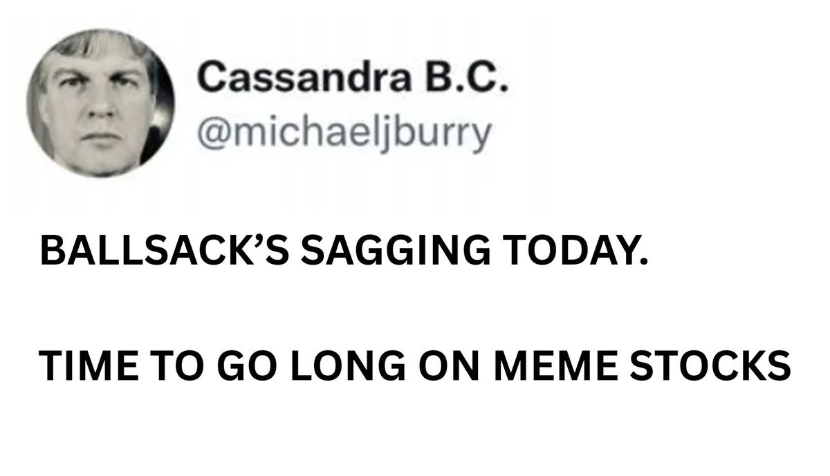 welovememestock's tweet photo. Finally a meme stock and $GME bull post https://t.co/cqqh2yKdSC