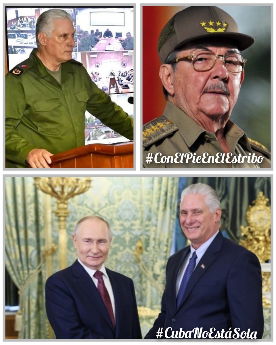 "La invulnerabilidad militar, una vez alcanzada, solo podrá mantenerse con su constante perfeccionamiento." Raúl Castro. 
En tal sentido 👇
🇷🇺🤝🇨🇺 Putin ratifica acuerdo de cooperación militar entre Rusia y Cuba firmado en la Habana y Moscú en Marzo del 2025
#ConElPieEnElEstribo