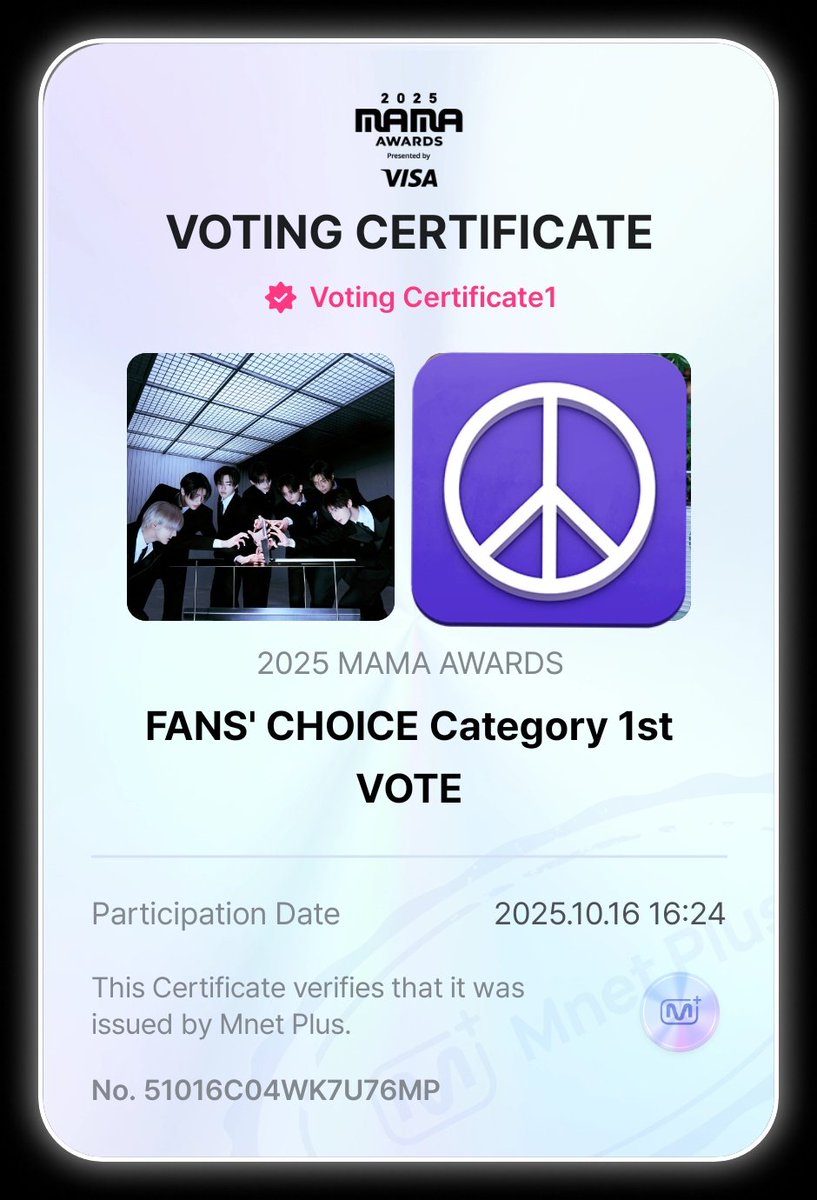 I vote for #enhypen on #2025MAMAVOTE