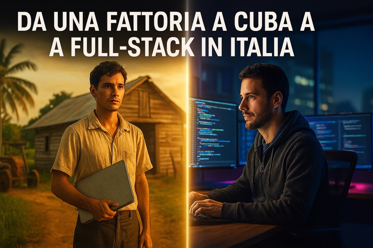 Da una fattoria a Cuba a Software engineer in Italia

youtu.be/2I-n4vRJjb0
