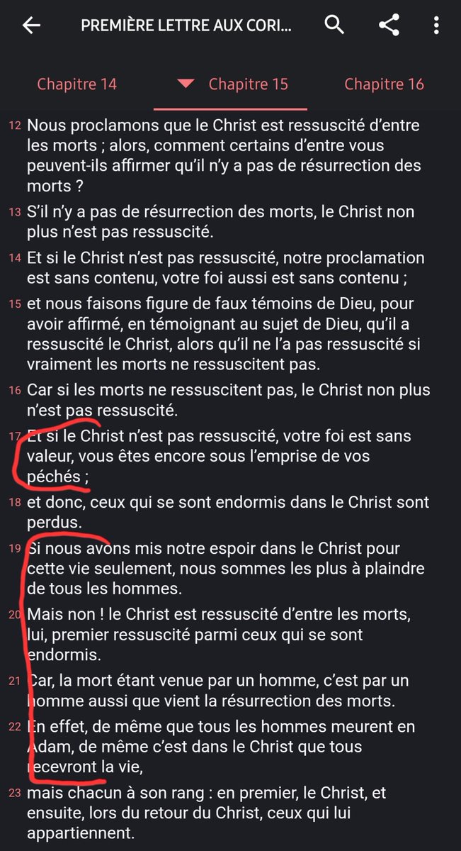 Steevy97180's tweet photo. @el_diib @sevsevparis @LeCatolico Mort et ressuscité !
Avant tout, je vous ai transmis ceci, que j’ai moi-même reçu : le Christ est mort pour nos péchés conformément aux Écritures, et il fut mis au tombeau ; il est ressuscité le troisième jour conformément aux Écritures,
il est apparu à Pierre, puis aux Douze ; https://t.co/v2rQm1T3PZ