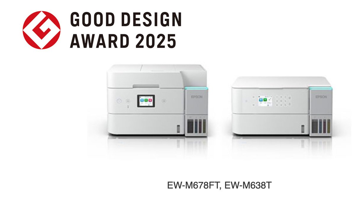 RecyclerMedia's tweet image. NEW POST Epson wins 2025 Good Design awards - therecycler.com/posts/epson-wi…

#GoodDesignAwards #Epson #Inkjet #InkTank