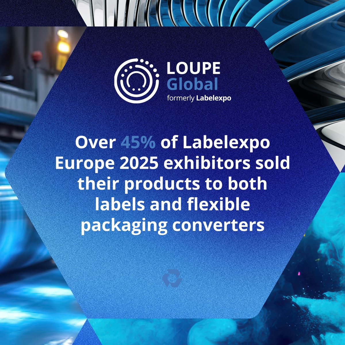 Labelexpo's tweet photo. From 2026, the Labelexpo Global Series will become LOUPE, reflecting our evolution beyond labels into flexible packaging and folding cartons.

https://t.co/s1VEvldrAo

#LabelexpoNews #Labels #PackagePrinting #Labelexpo #LOUPE #flexiblepackaging #foldingcartons https://t.co/SeGOE1O0NY