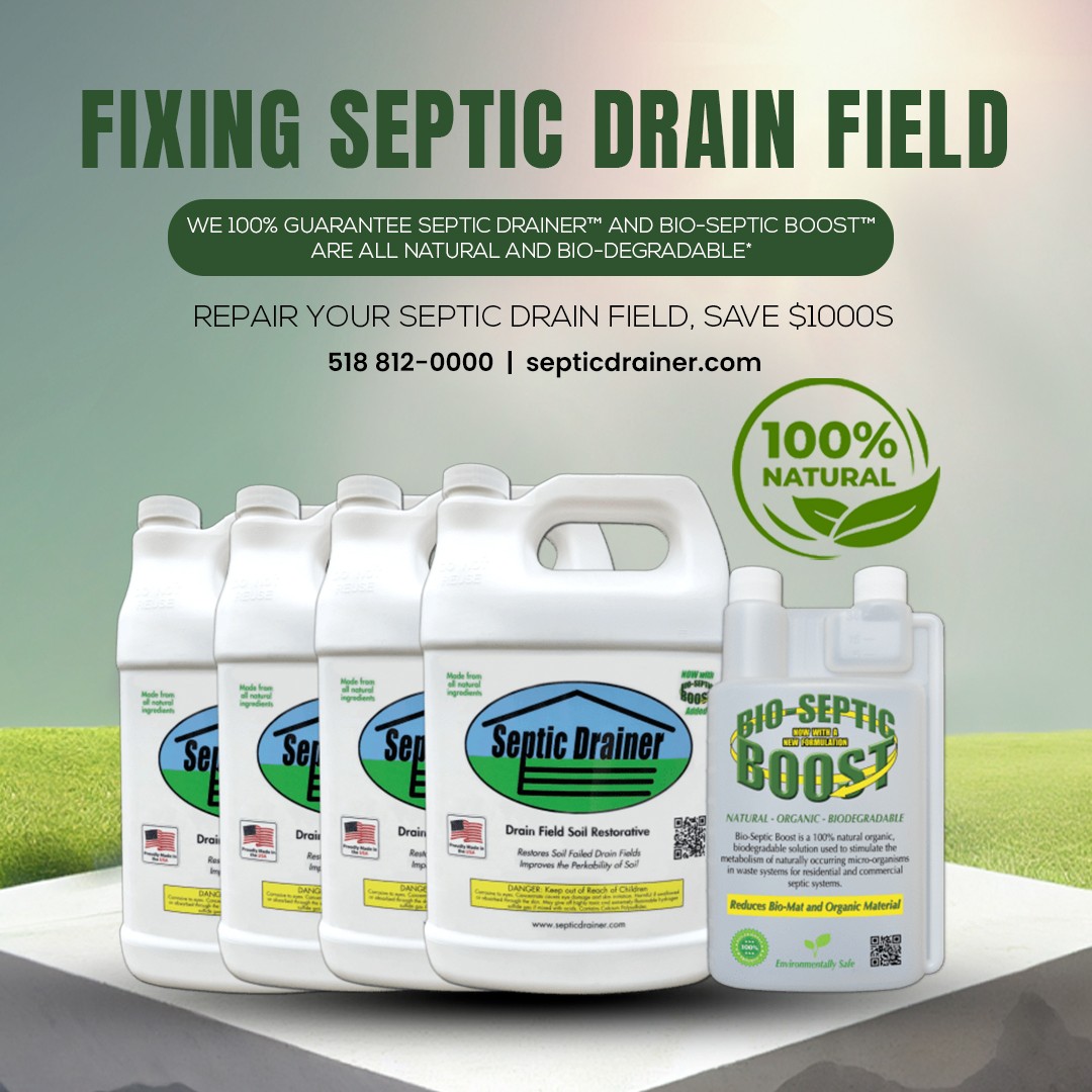 Septic drain field slowing down? 🚨 Sodium-bound hard pan + Bio-Mat are the culprits. RCS II, Inc.’s Septic Drainer kits reopen soil &amp; boost bacteria with Bio-Septic Boost—restoring flow or preventing failure early. 

 👉 septicdrainer.com

#SepticDrainer