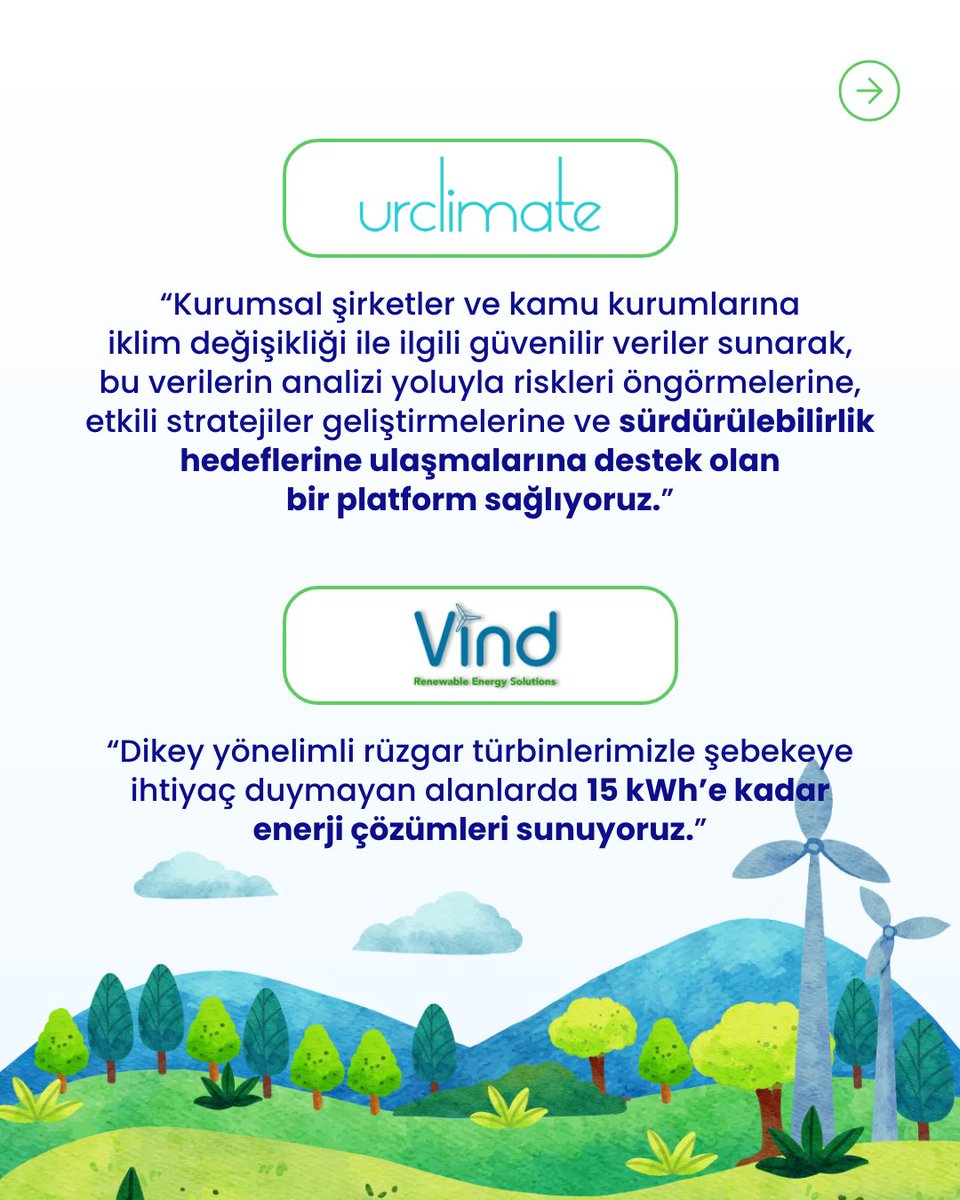 ibbtechistanbul's tweet image. Peki bunu nasıl yapıyorlar? Kaydırın!

Yeşil bir dünya için teknoloji ürününü Tech Istanbul’da beraber güçlendirelim.

Detaylar: link.ibb.gov.tr/5tNdEa

#TechIstanbul #İklimDeğişikliğiileMücadeleGünü #girişimcilik