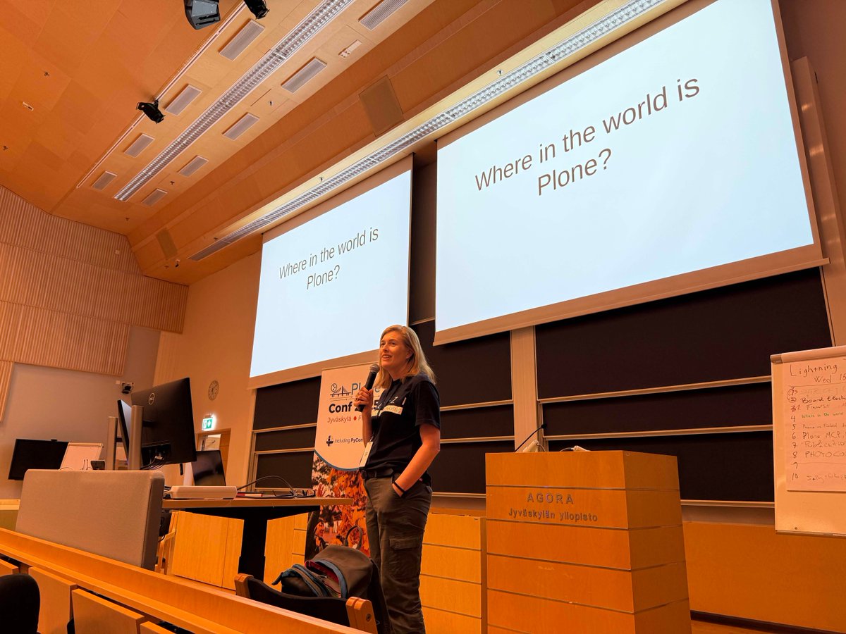 plone's tweet photo. ⚡️Day 4 — let’s keep the momentum going! 💙

After an amazing first talk day, sushi feast 🍣, teppanyaki, and Georgian food, we’re back for round two!✨

Coffee is fueling creativity ☕🚀

Here’s to another day of inspiring talks! 💬💡

#plone #ploneconf2025 #PyConFinland https://t.co/P8S7f2uhOD