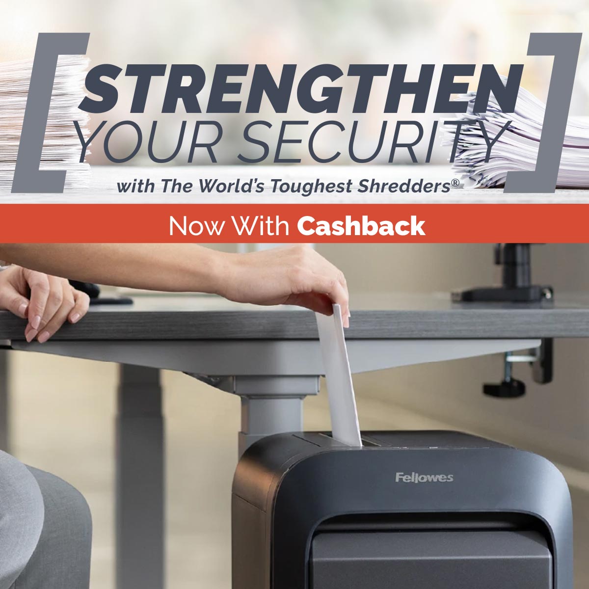 Your data deserves protection – and your wallet does too. Fellowes shredders are built to perform, and right now you can get cashback on selected models. Simple, secure, and smart. Find out more today. #ChariotOffice