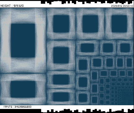 r_topisto's tweet image. #computerart #creativecoding #generativeart :
#bitcoin #blockchain 
LAST Block, Height : 919320
[ See more on topisto.net ]