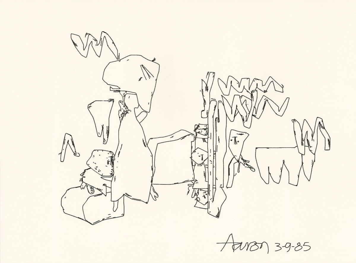 gm!

"AARON at Tsukuba '85" by Harold Cohen

Solo Show → October 16th (London)