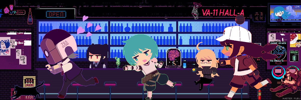 #VA11HALLA #PixelArt #pixelart #Streamingchan #Cyberpunk 

「Just Another Day at Valhalla」