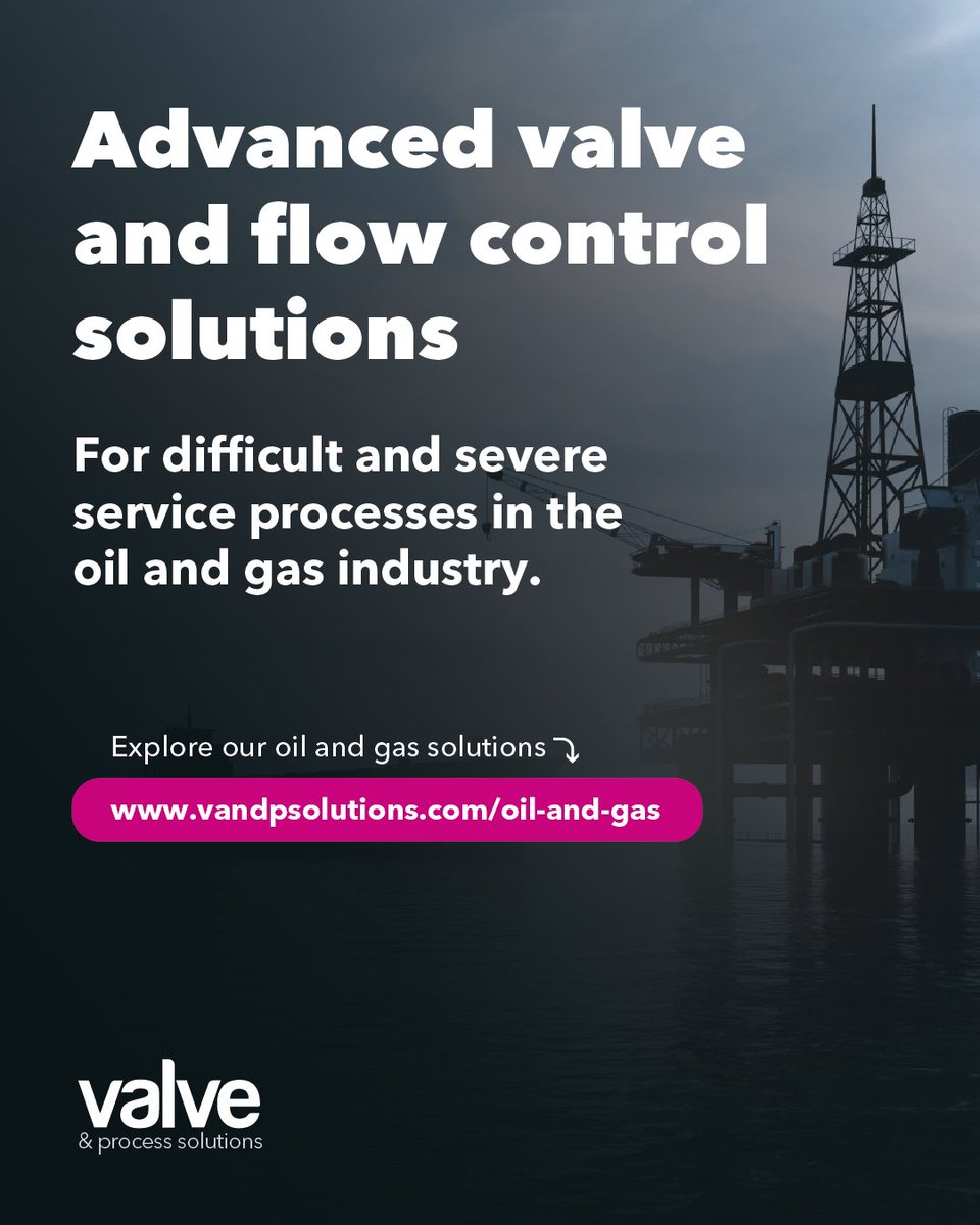 We understand the complexities of the oil &amp; gas sector. That’s why we provide high-quality, reliable valves and process equipment that meets stringent safety standards and keeps your operations running efficiently. 🏭🛢️

Explore our oil &amp; gas solutions → vandpsolutions.com/oil-and-gas/