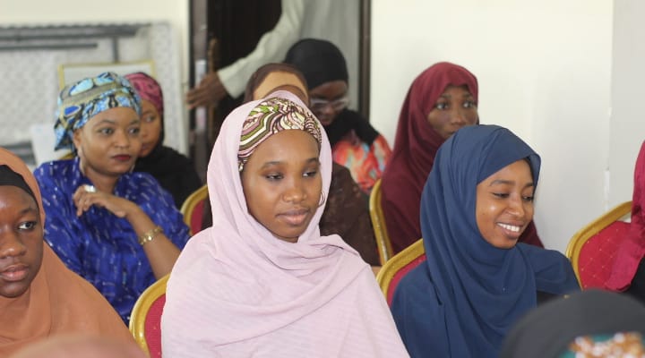 Mr. Muhammad Bello of CITAD’s Technical &amp; Innovation Dept introduces participants to AI at the ongoing #DigitalSkills workshop on e-commerce for young women &amp; girls — supported by <a href="/Qualcomm/">Qualcomm</a>, in collaboration with <a href="/ITU/">Int’l Telecommunication Union</a>, <a href="/GSMA/">GSMA</a>, E4.org, Her Digital Skills &amp; @FMoCIDE