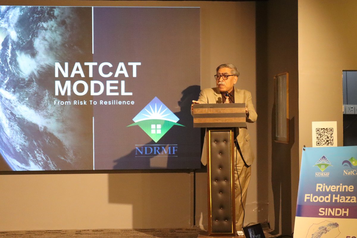 pmdgov's tweet photo. A capacity building session titled "Institutionalizing Risk Knowledge: A NatCat Capacity Building" was held today, October 16, 2025, at PMD HQs in Islamabad.
#DisasterRiskManagement #NatCatModel #EarlyWarningSystems #PMD #NDRMF #SUPARCO #CMA
@SUPARCO_PAK @ndrmfpk https://t.co/p3a6yOQIzq