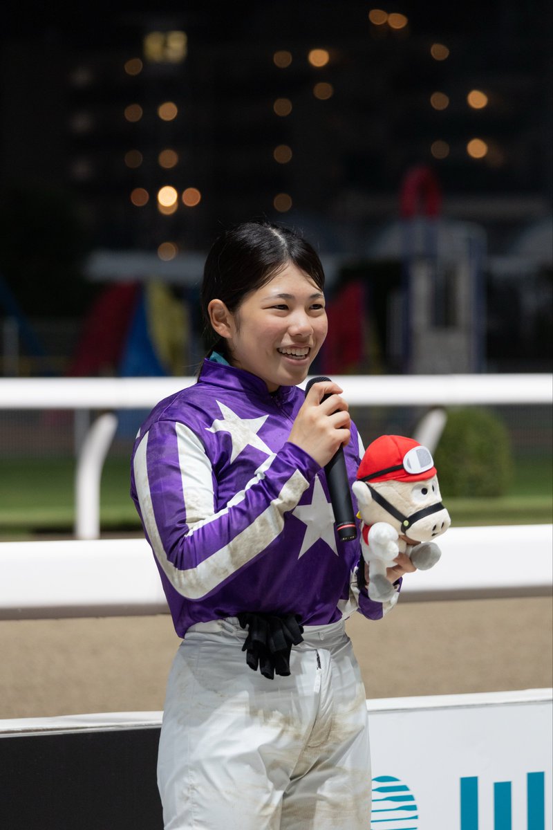 キラキラえがおの柚希ちゃん
今までで一番、いい笑顔だよ
キャリア初勝利、本当におめでとう！

#谷原柚希