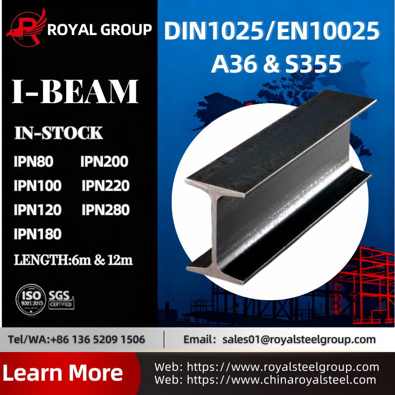 royalgroupltd's tweet image. Premium and Standard Quality I-Beams (A36/S355 Grades)
📐In Stock: IPN 80 | 100 | 120 | 180 | 200 | 220 | 280. Fast shipping to avoid project delays!
📞WhatsApp: +86 13652091506
📧 sales01@royalsteelgroup.com
🌐royalsteelgroup.com | chinaroyalsteel.com
#IBeam #SteelIBeam