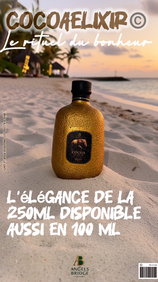 charles_ble's tweet photo. Même recette légendaire, même noblesse,
Mais désormais plus accessible, plus pratique, plus élégante.
À emporter, à offrir, ou à savourer lentement après un bon repas 🍸
🥂
#Cocoaelixir #LiqueurDeCacao #InnovationIvoirienne #MiniElixir #ChocolatLiquide https://t.co/hVRDobeZM6