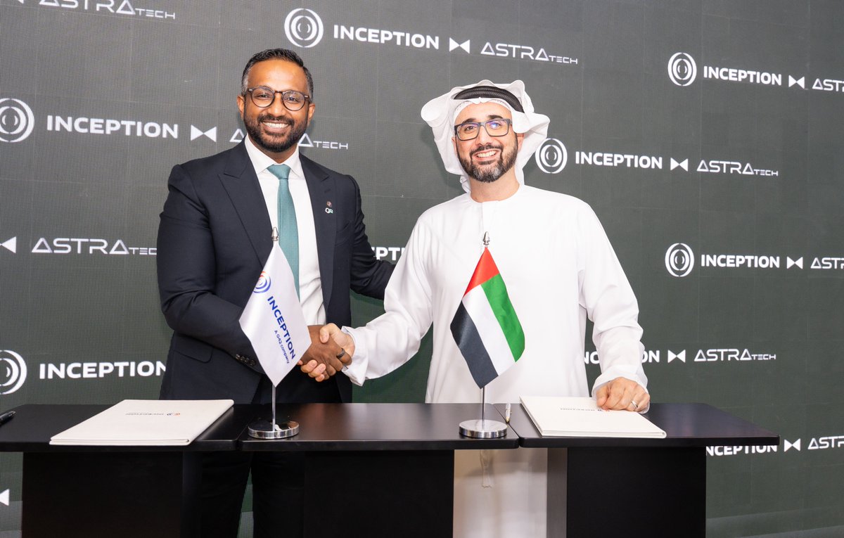 Inception_ai_'s tweet image. Inception is proud to deploy (In)Sight, our AI-powered product for top executives, across @G42ai  sister companies @AstraTechGroup , @M42Health  , and @khazna_dc.

#Inception #AstraTech #M42 #Khazna #G42Khazna #GITEX2025 #ExecutiveIntelligence #LeadershipAI #AbuDhabi #UAE