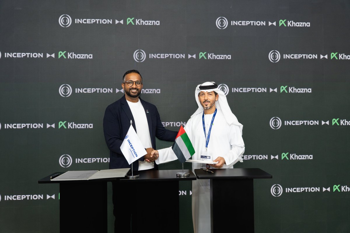 Inception_ai_'s tweet image. Inception is proud to deploy (In)Sight, our AI-powered product for top executives, across @G42ai  sister companies @AstraTechGroup , @M42Health  , and @khazna_dc.

#Inception #AstraTech #M42 #Khazna #G42Khazna #GITEX2025 #ExecutiveIntelligence #LeadershipAI #AbuDhabi #UAE