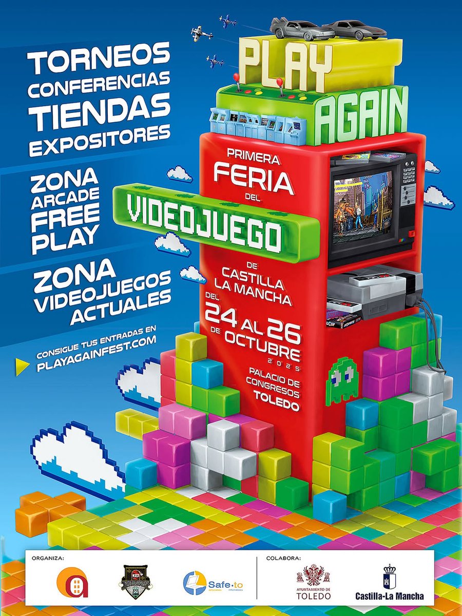 GAIKANPodcast's tweet photo. ¡El pódcast vuelve a eventos! Pronto estaremos en la nueva y prometedora feria de @PlayAgainFest en Toledo. 
Daremos una conferencia el viernes y estaremos en el estand de nuestra editorial @SEGASaturnoProd con varios tomodachis. 
Más info en https://t.co/X7prMU8XBu
¡Será grande! https://t.co/I1YCcAJdZa