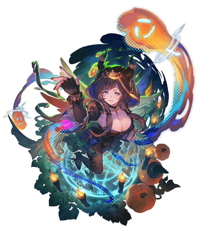 グラブル　ラジエル　ハロウィン　コスプレ ラジエルのハロウィンスキン #グラブル