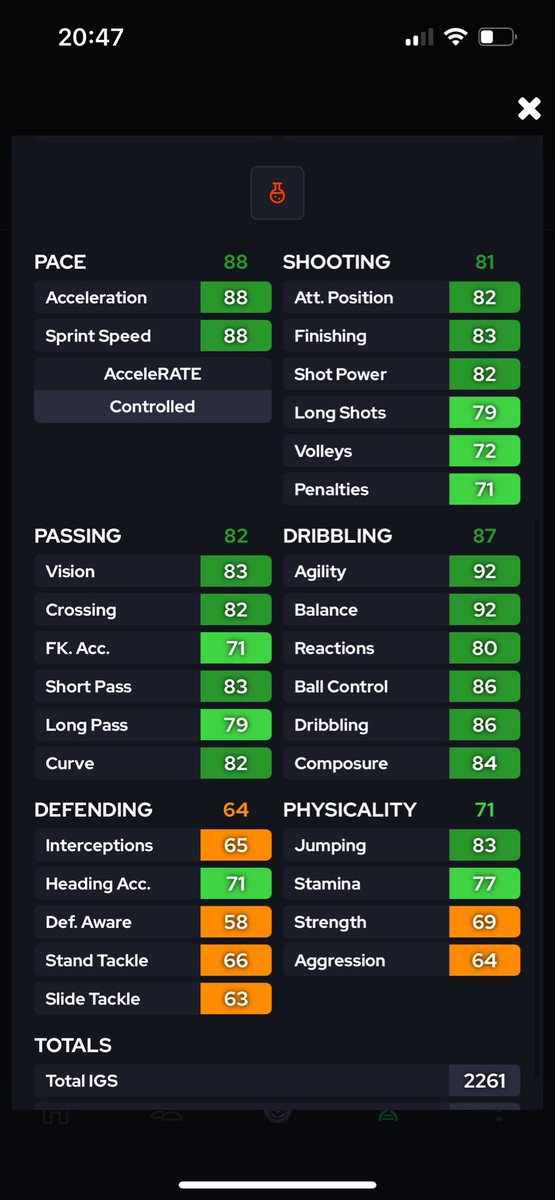 These stats look insane for an 82 rated card 🤯