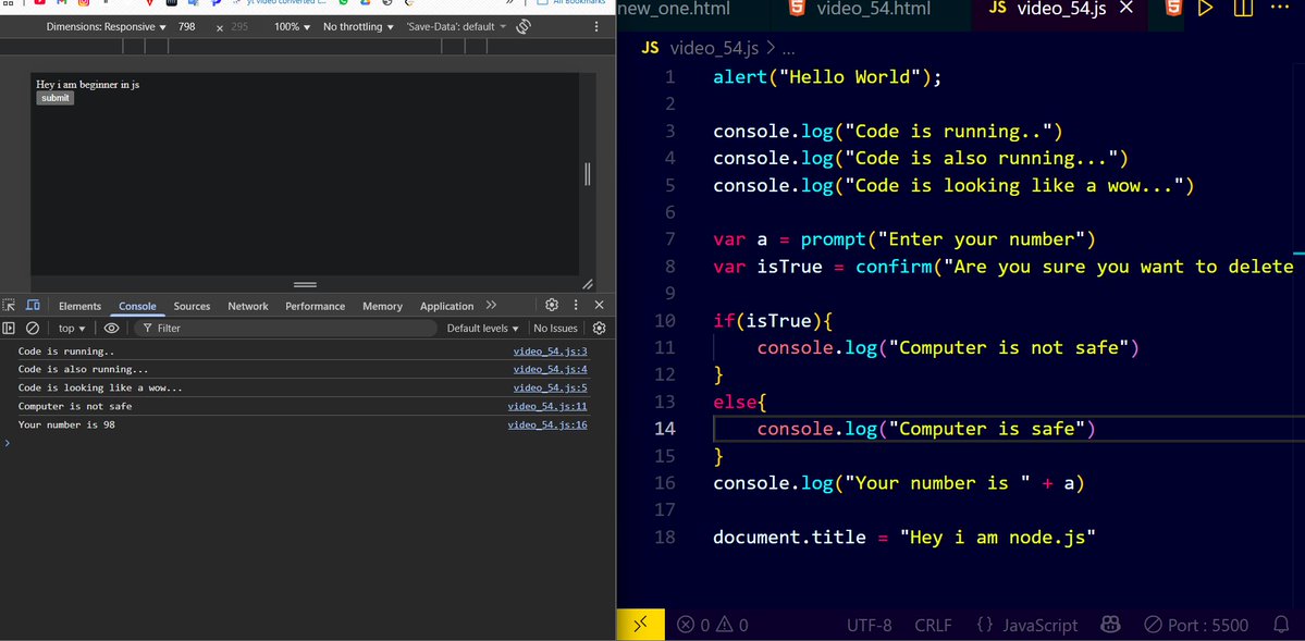 ShaliniBaghel08's tweet image. Today,  I start learning JavaScript...
#javascriptlearning #WebDevelopment