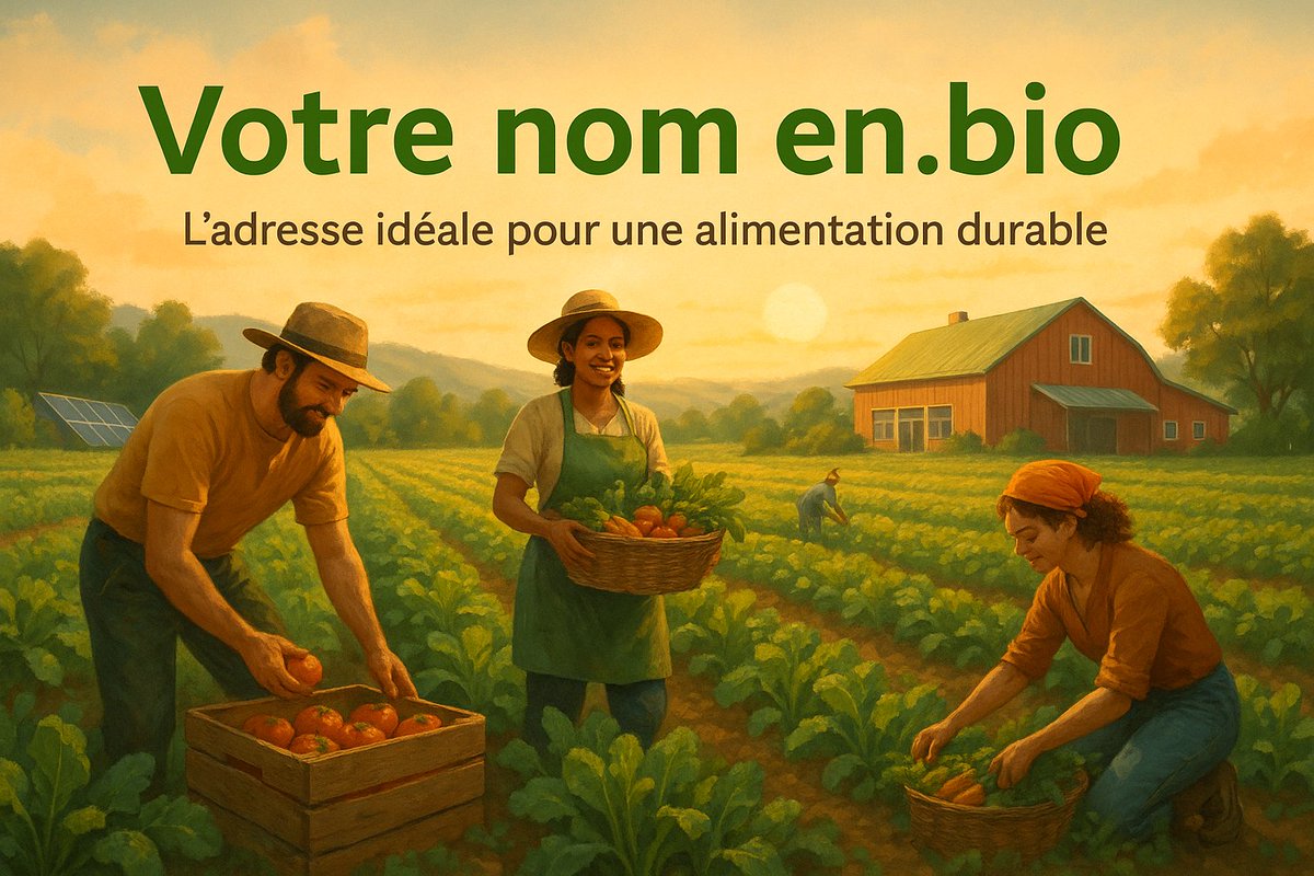 ONE2NET's tweet image. Affirmez vos valeurs pour la #JourneeMondialeDeLAlimentation 🌿
Un nom de domaine en .bio valorise votre engagement éthique et durable 🌎
👉 one2net.fr/nom-domaine/no…
#AlimentationDurable
