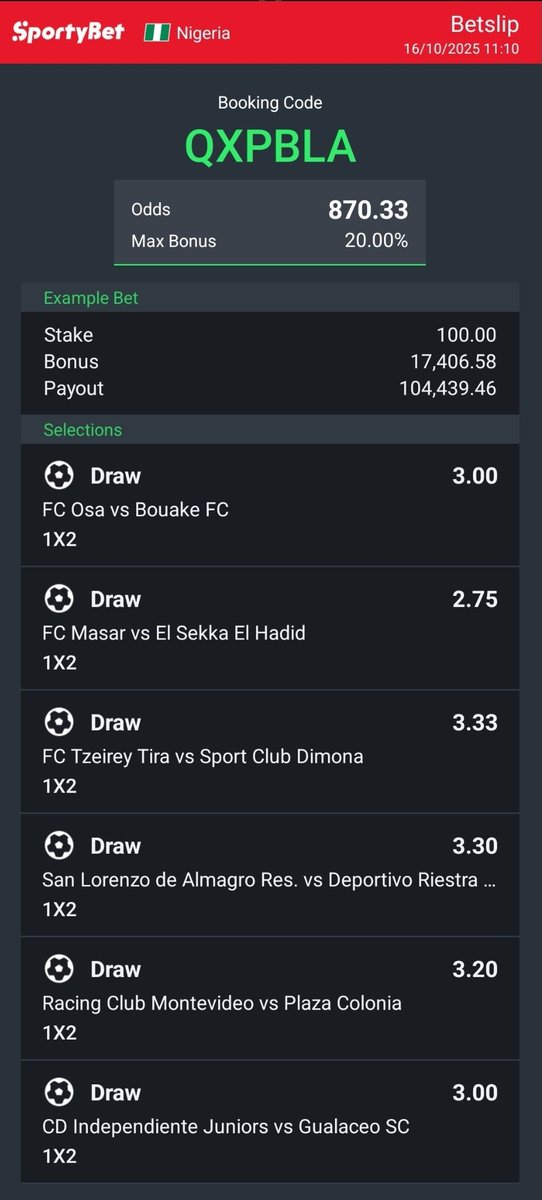 Lekan Mark (@lekan_mark) on Twitter photo ✍️ UPL14E    6/6
QXPBLA   6/6 💥 It's home already 💥 ✍️ UPL14E    6/6
QXPBLA   6/6 💥 It's home already 💥
