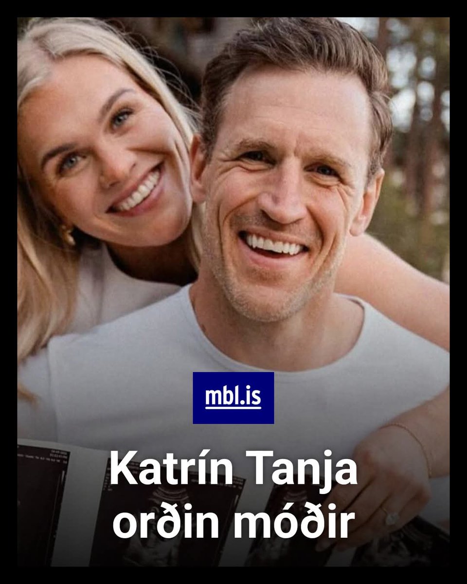 Katrin Tanja er nú ýmsu vön en það hafa verið svakaleg átök að fæða svona stórt og þroskað barn .