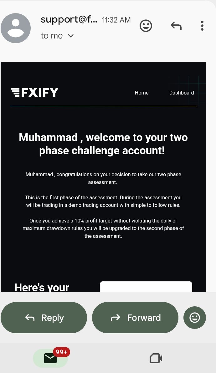 Started 10000$ 2-step <a href="/fxifycom/">FXIFY</a> challenge let's do it guys.